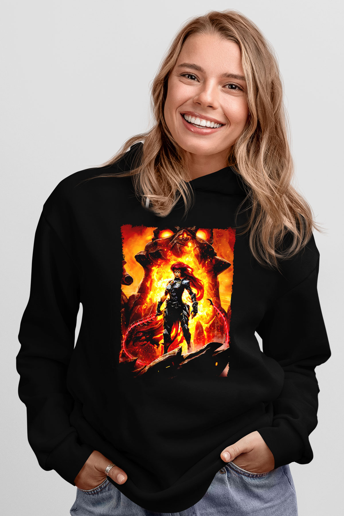 Darksiders Siyah Unisex Hoodie
