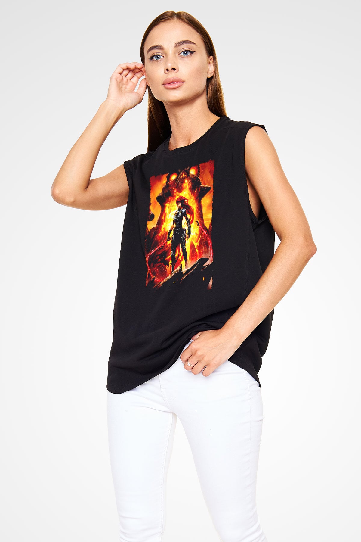 Darksiders Siyah Unisex Kolsuz Tişört