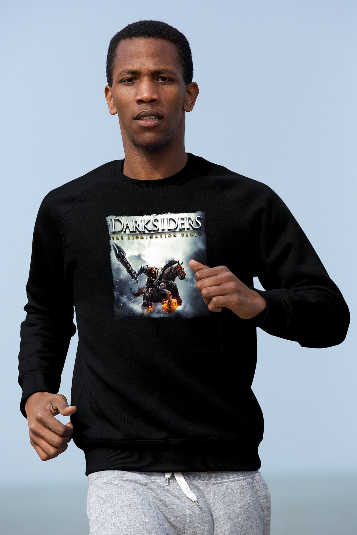 Darksiders Siyah Unisex Sweatshirt