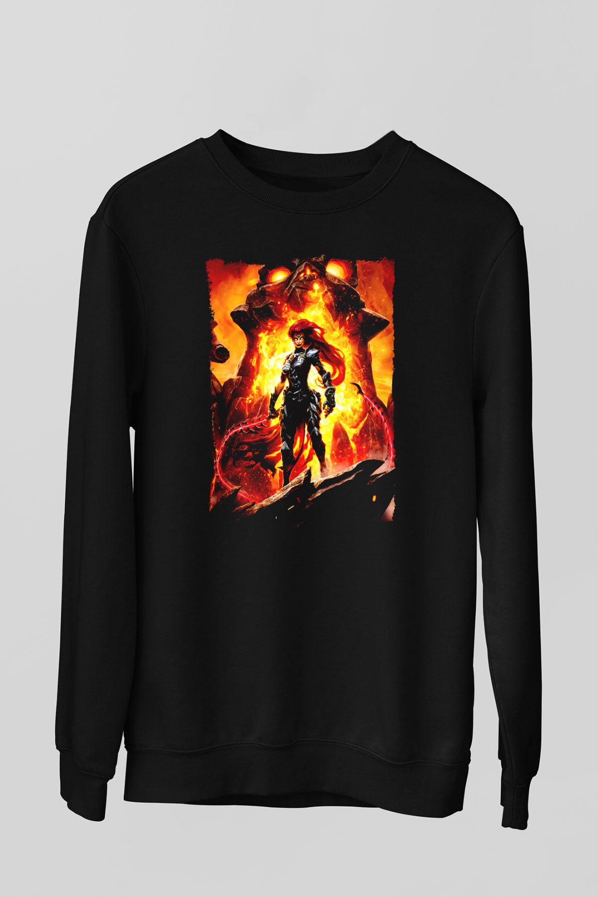 Darksiders Siyah Unisex Sweatshirt