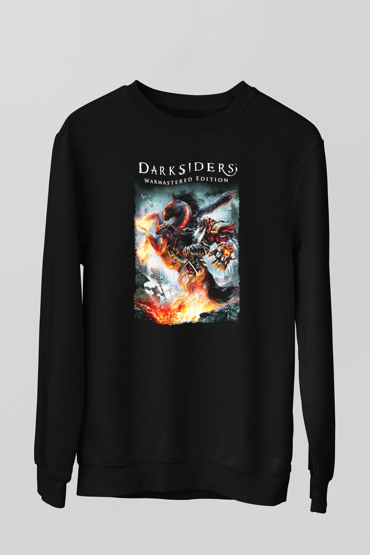 Darksiders Siyah Unisex Sweatshirt