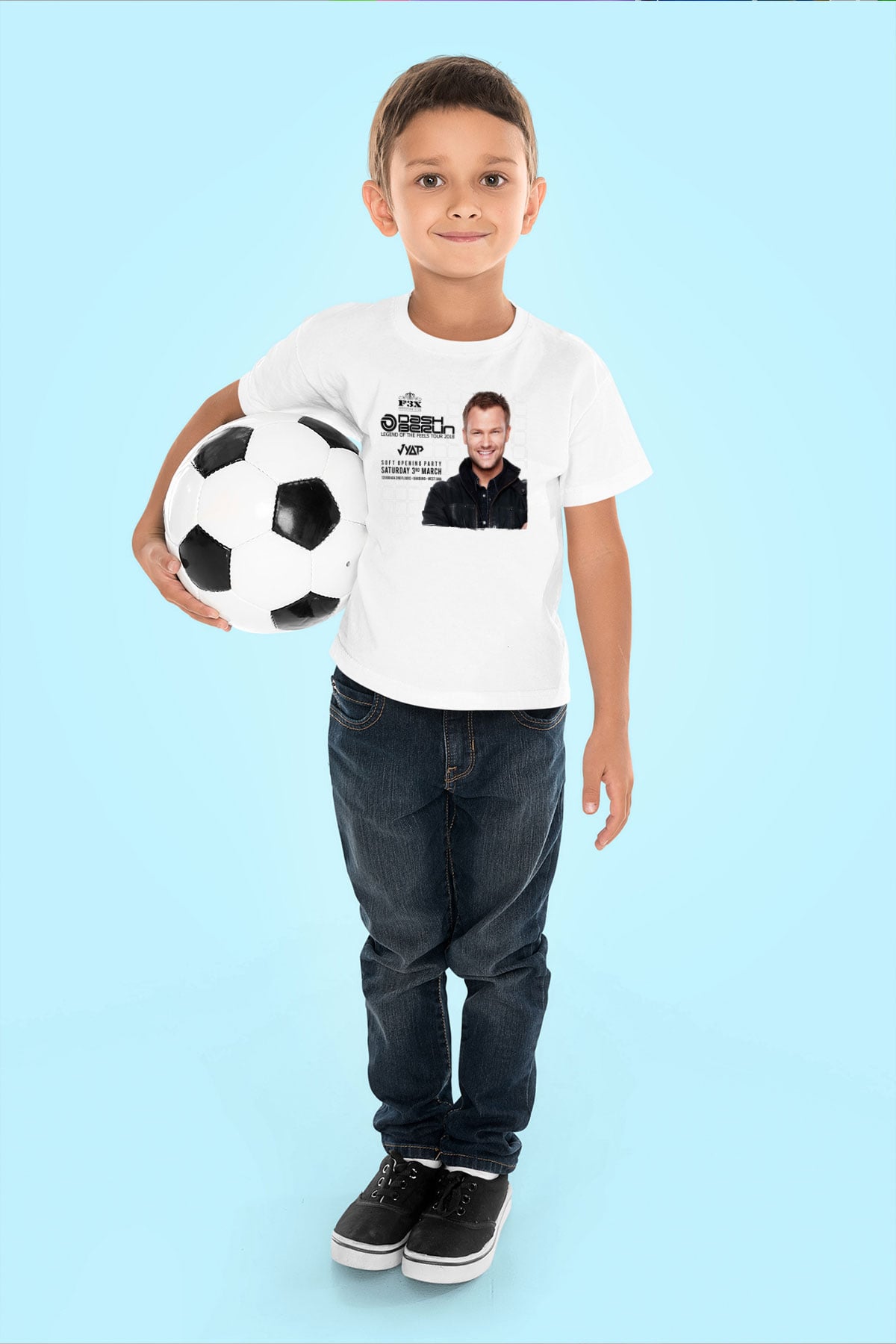 Dash Berlin Beyaz Unisex Çocuk Tişört