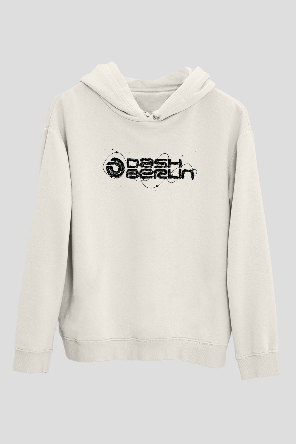 Dash Berlin Beyaz Unisex Kapüşonlu Sweatshirt