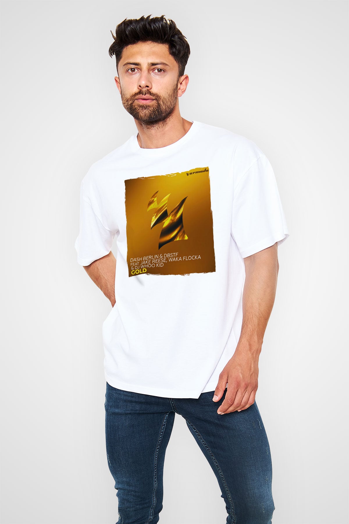 Dash Berlin Beyaz Unisex Tişört T-Shirt - TişörtFabrikası