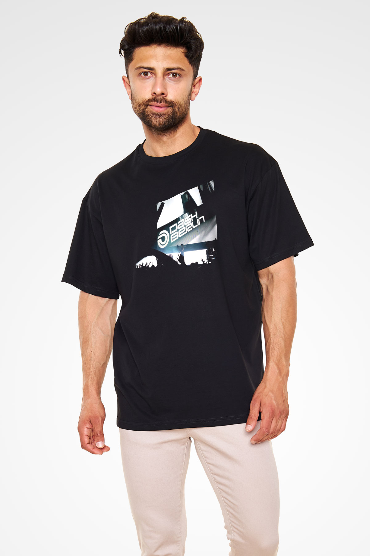 Dash Berlin Siyah Unisex Oversize Tişört T-Shirt