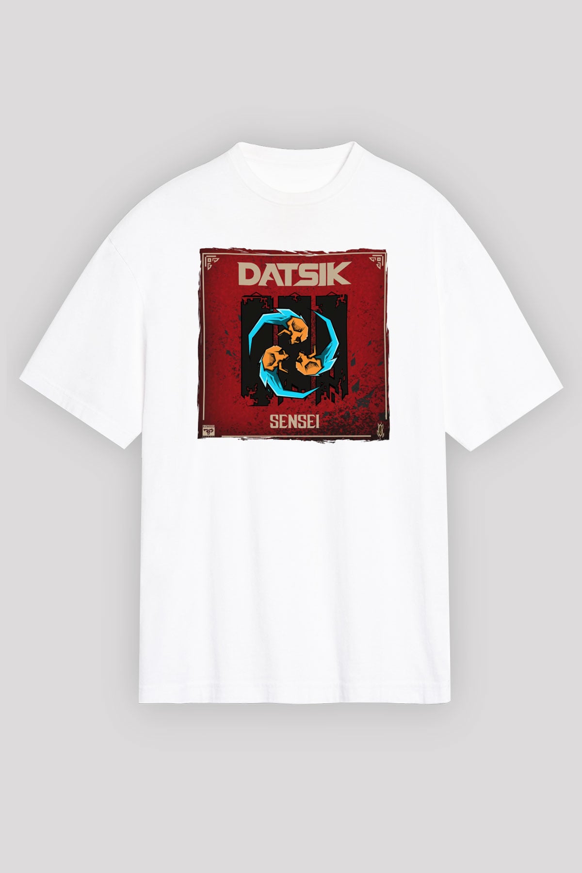 Datsik Beyaz Unisex Tişört T-Shirt - TişörtFabrikası
