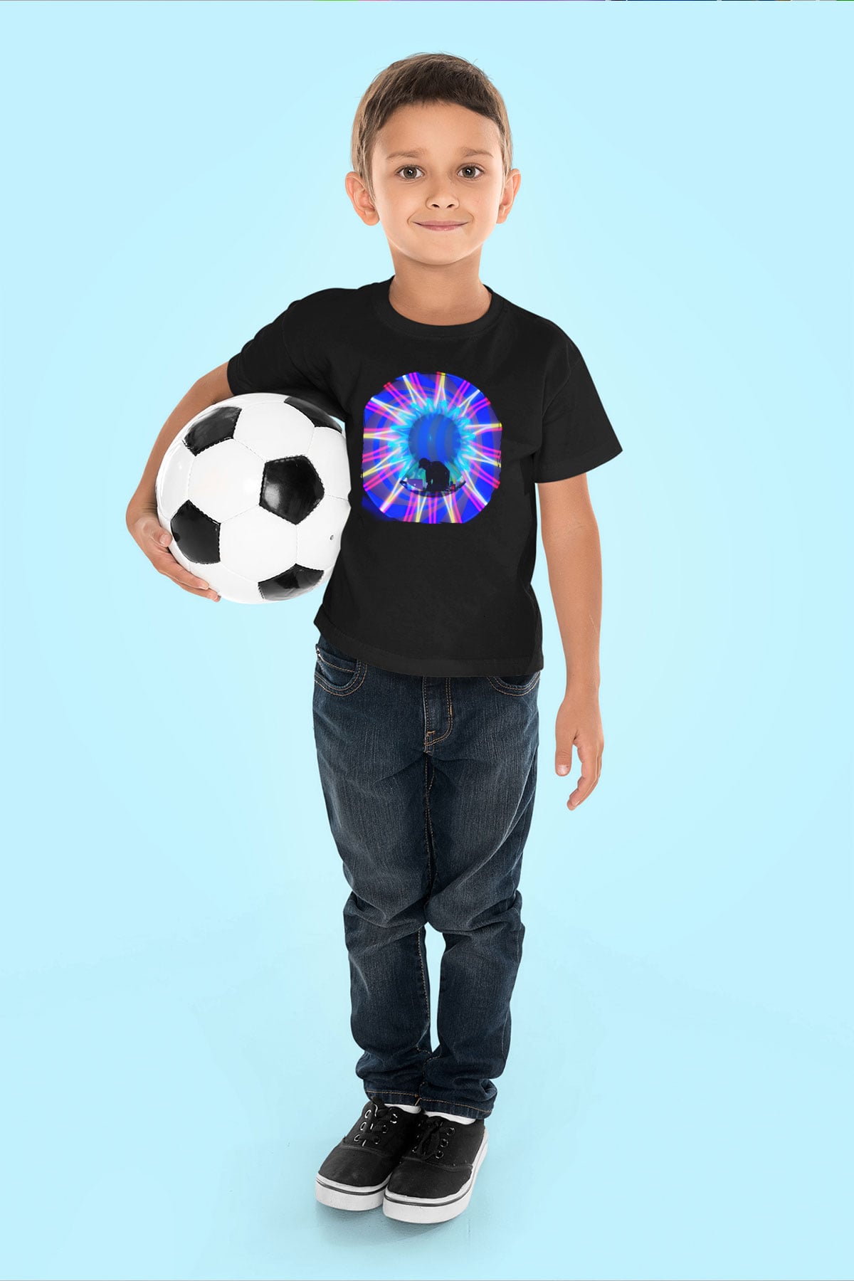 Datsik Siyah Unisex Çocuk Tişört