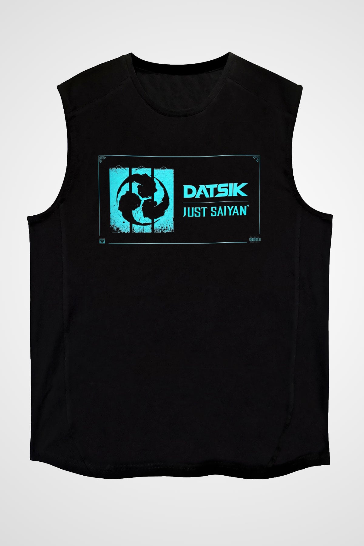 Datsik Siyah Unisex Kolsuz Tişört