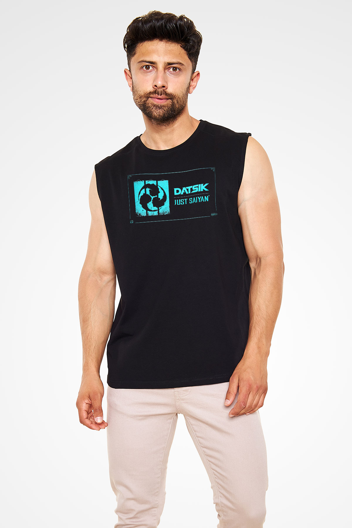 Datsik Siyah Unisex Kolsuz Tişört
