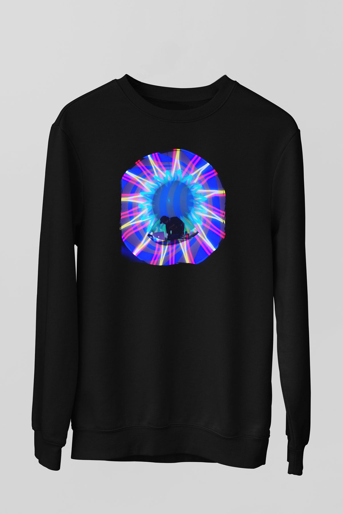Datsik Siyah Unisex Sweatshirt