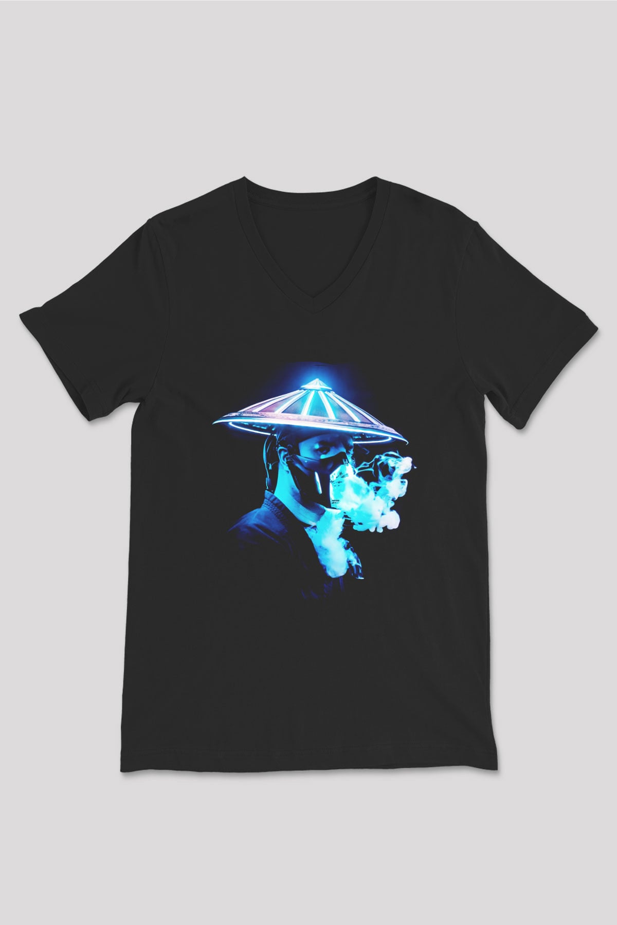 Datsik Siyah Unisex V Yaka Tişört