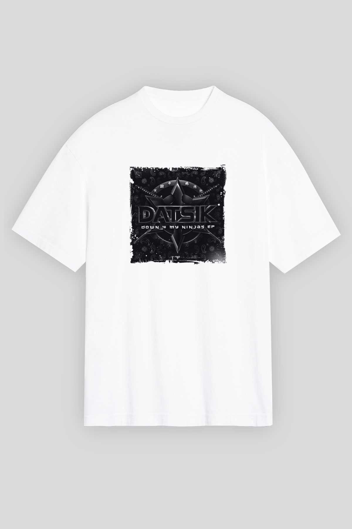 DatsikBaskılı Beyaz Tişört