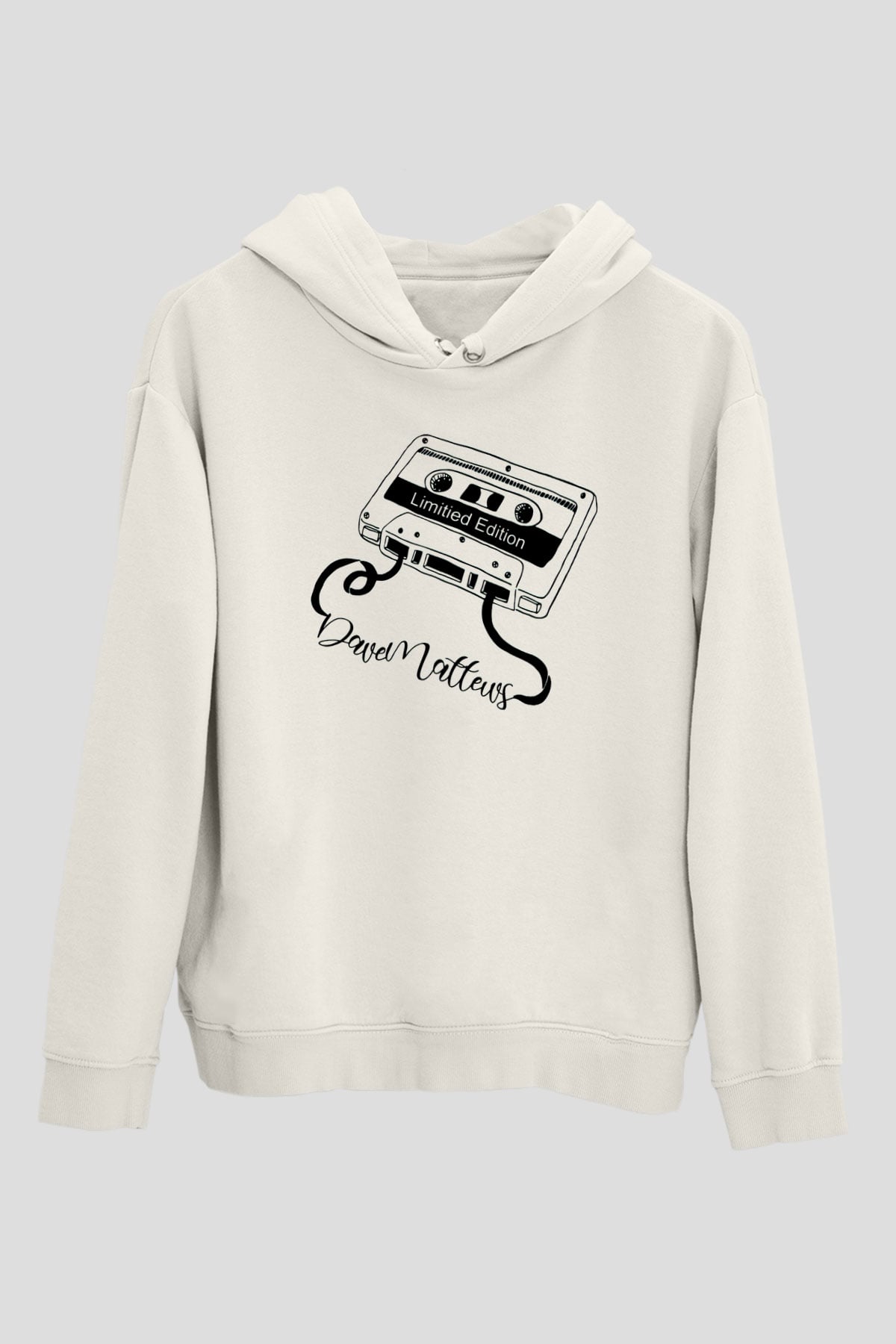 Dave Matthews Band Beyaz Unisex Kapüşonlu Sweatshirt