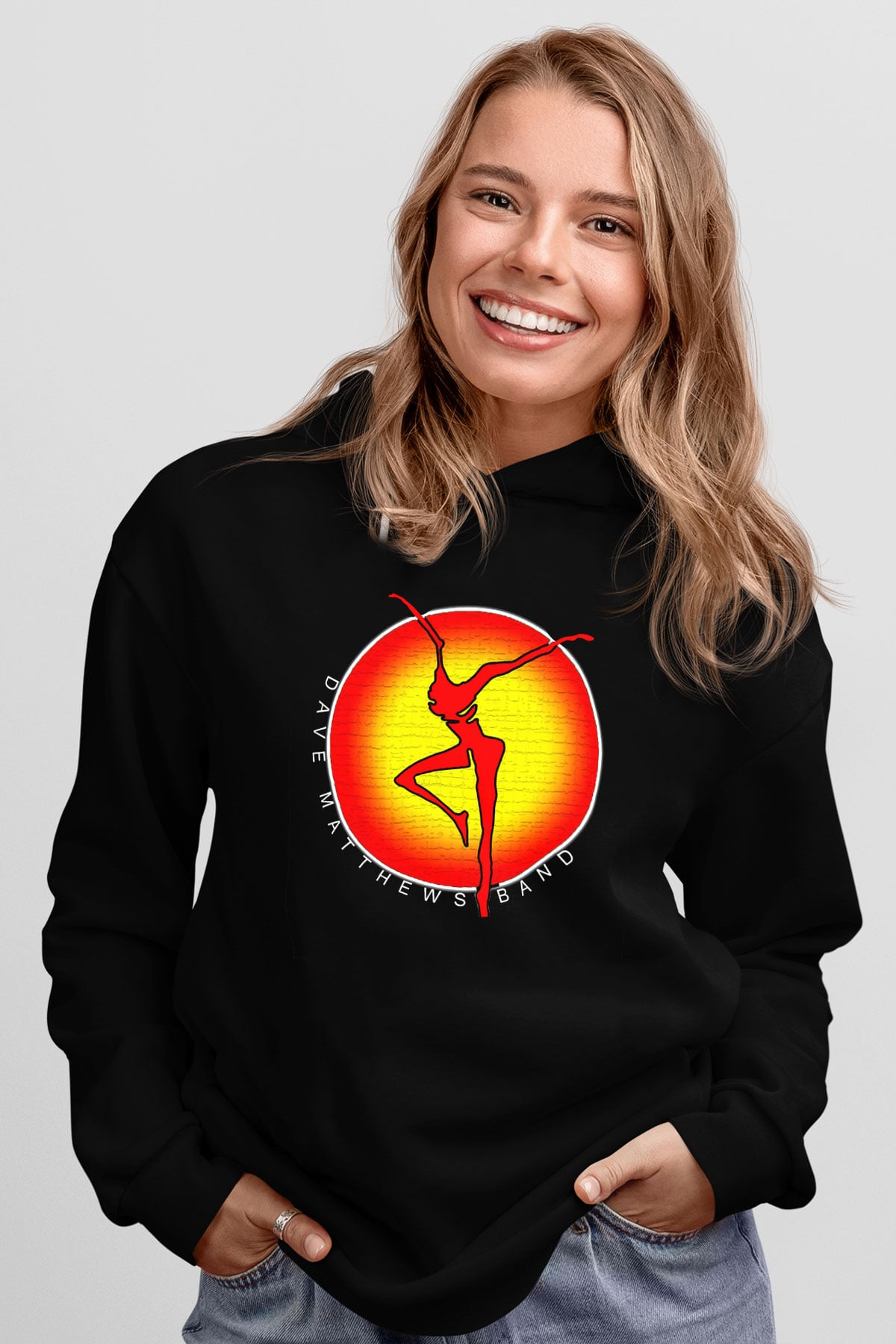 Dave Matthews Band Siyah Unisex Hoodie