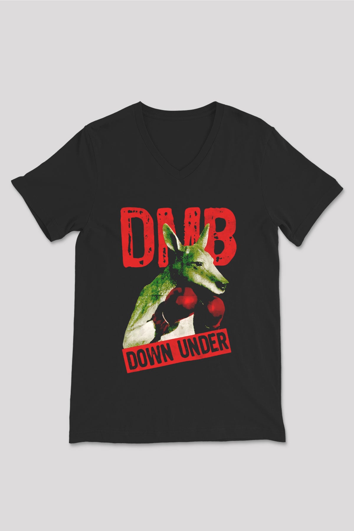 Dave Matthews Band Siyah Unisex V Yaka Tişört
