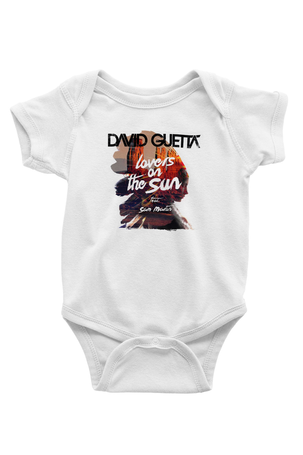 David Guetta Beyaz Bebek Body - Zıbın