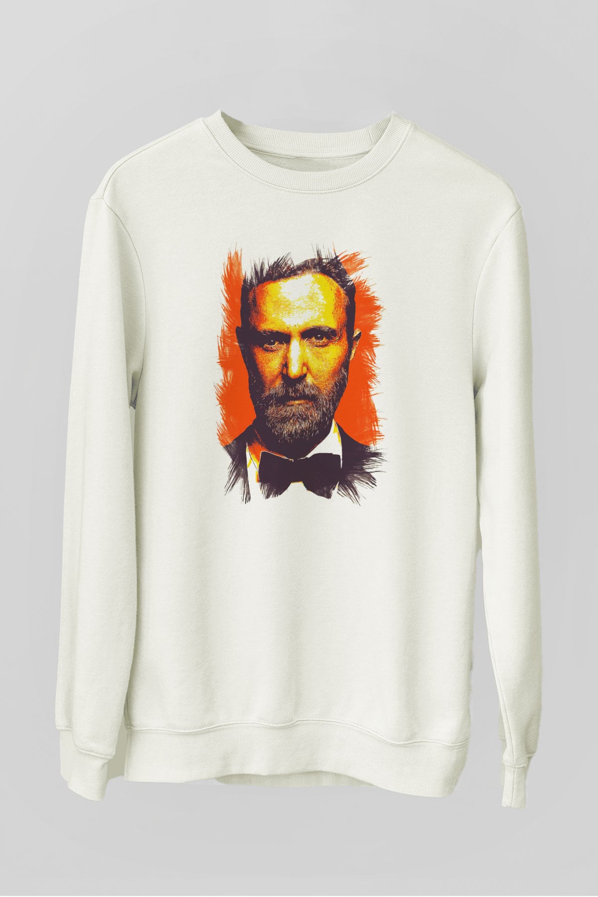 David Guetta Beyaz Unisex Sweatshirt