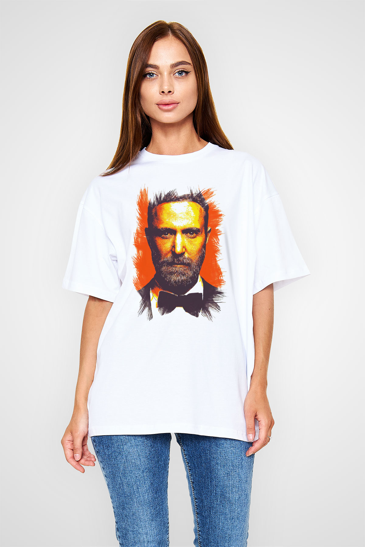 David Guetta Beyaz Unisex Tişört T-Shirt - TişörtFabrikası