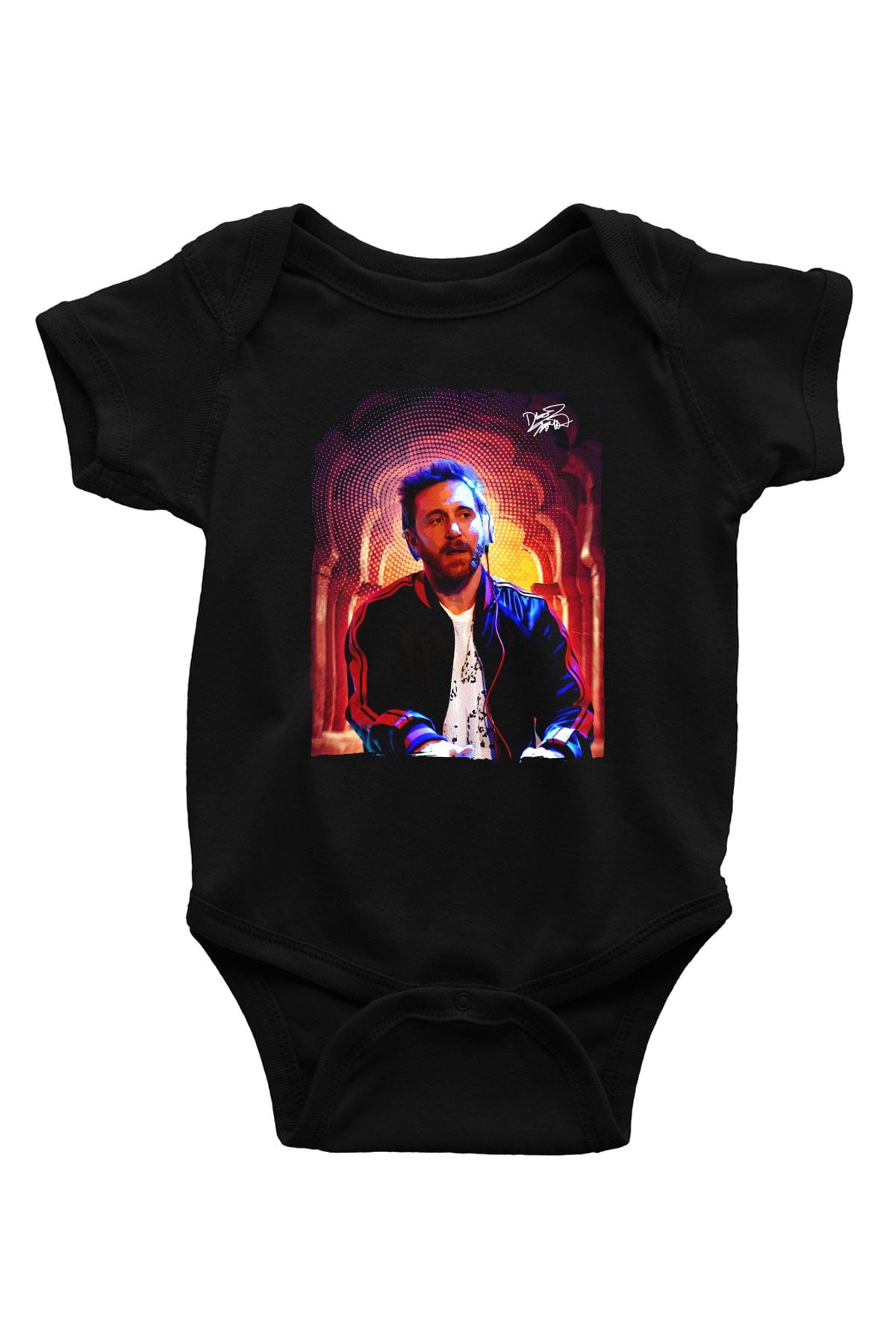 David Guetta Siyah Bebek Body - Zıbın