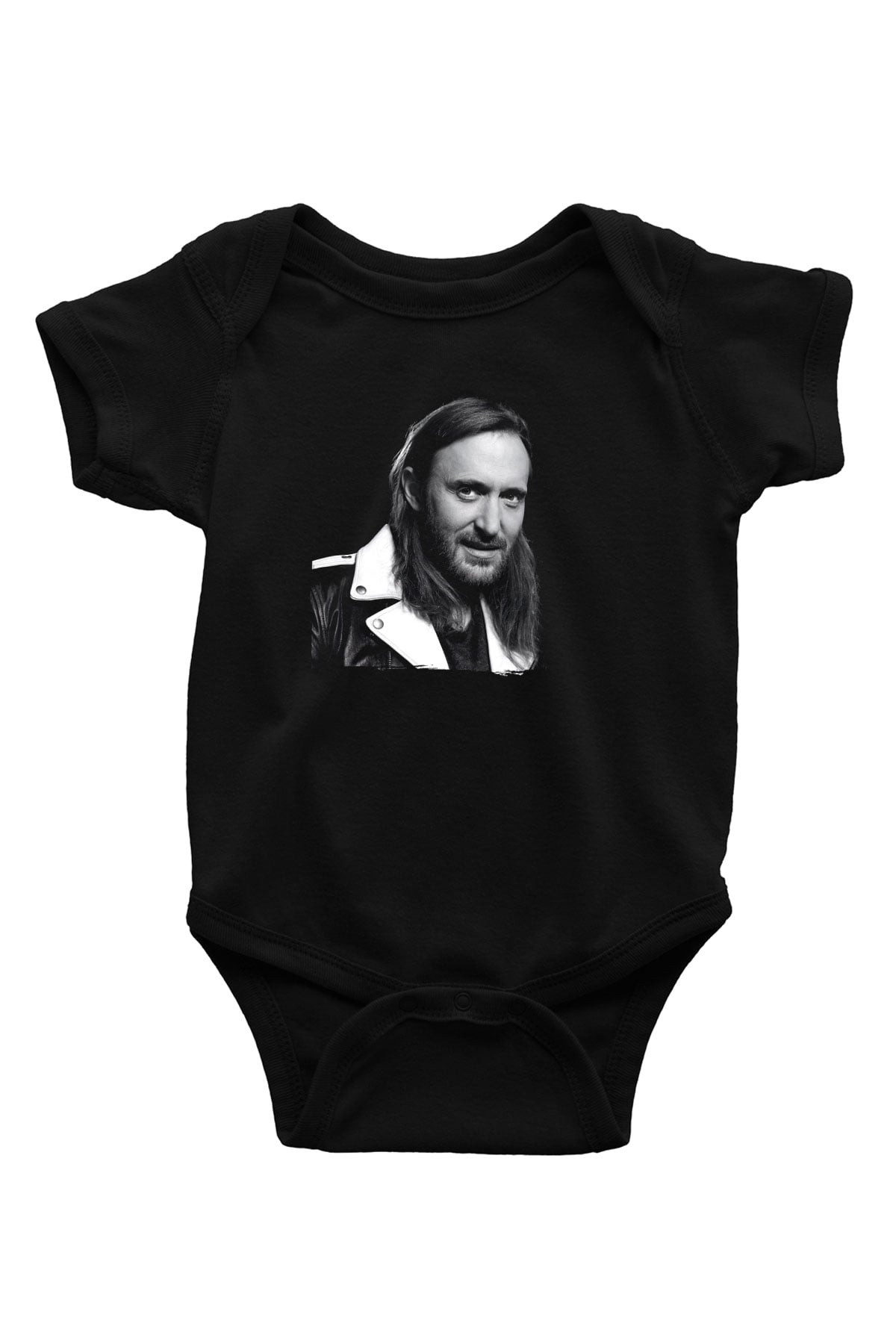 David Guetta Siyah Bebek Body - Zıbın