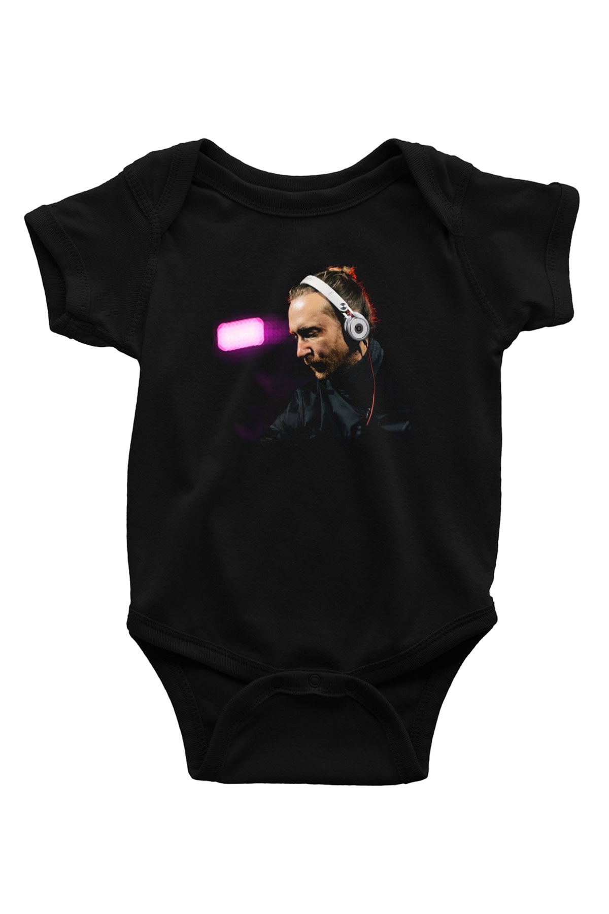 David Guetta Siyah Bebek Body - Zıbın