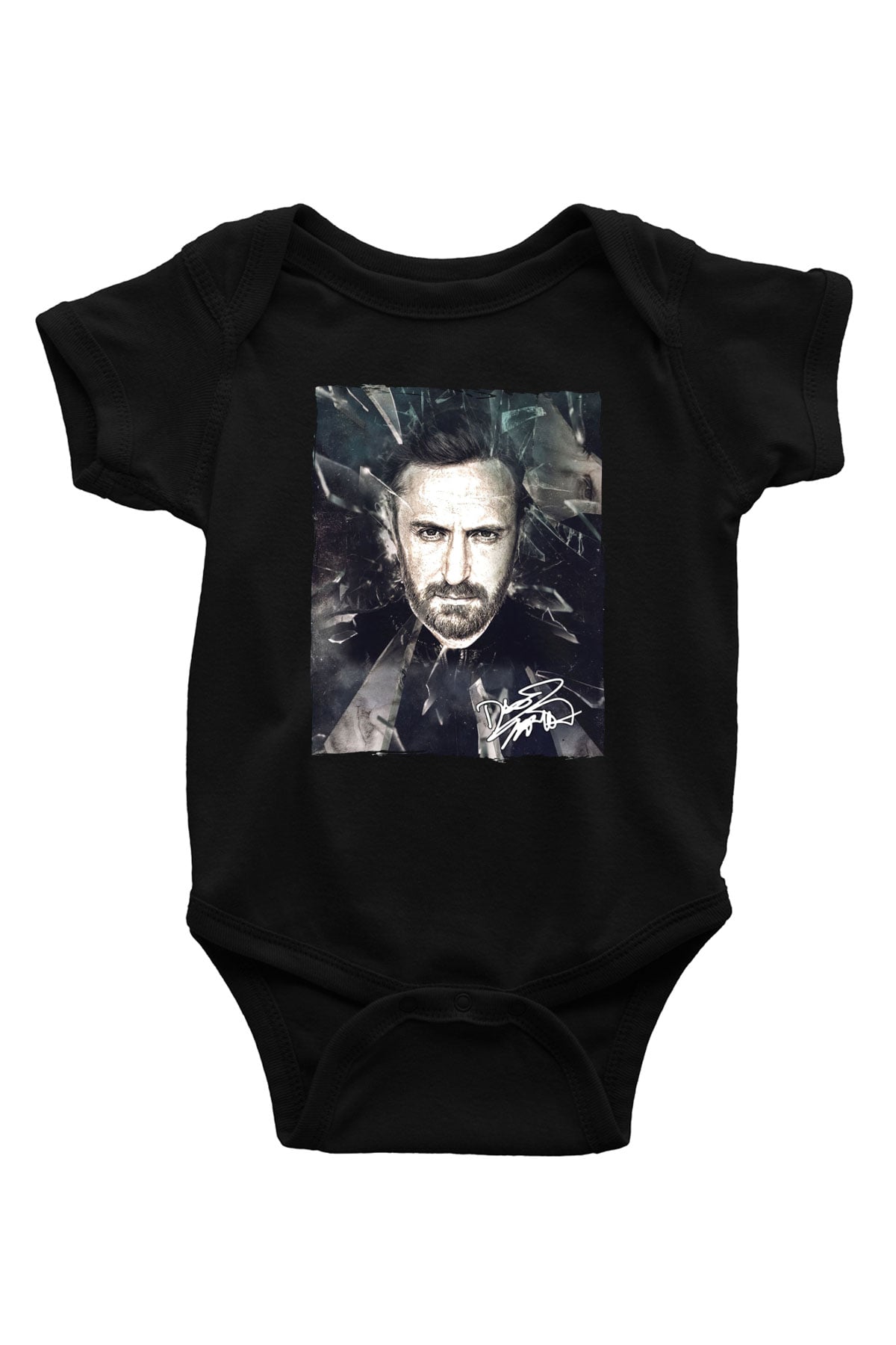 David Guetta Siyah Bebek Body - Zıbın
