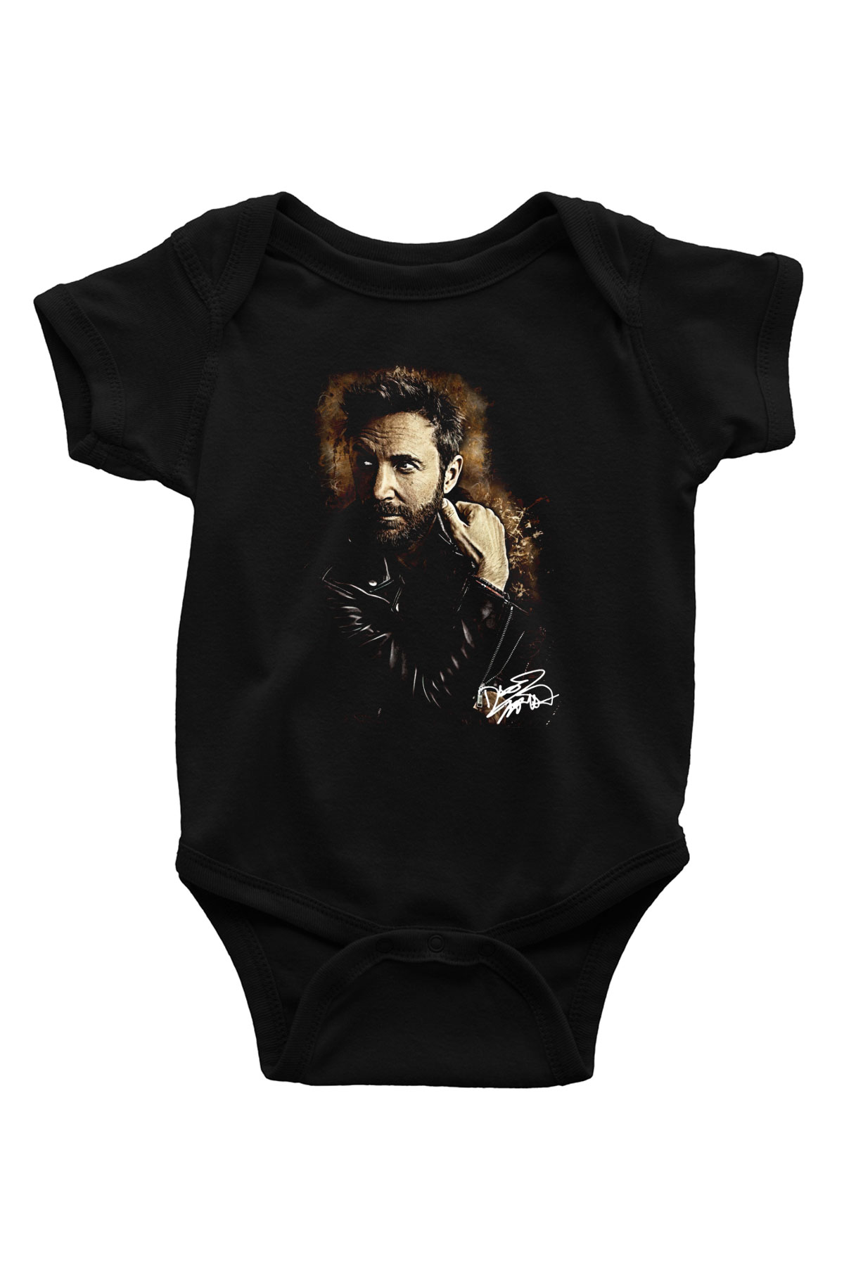 David Guetta Siyah Bebek Body - Zıbın