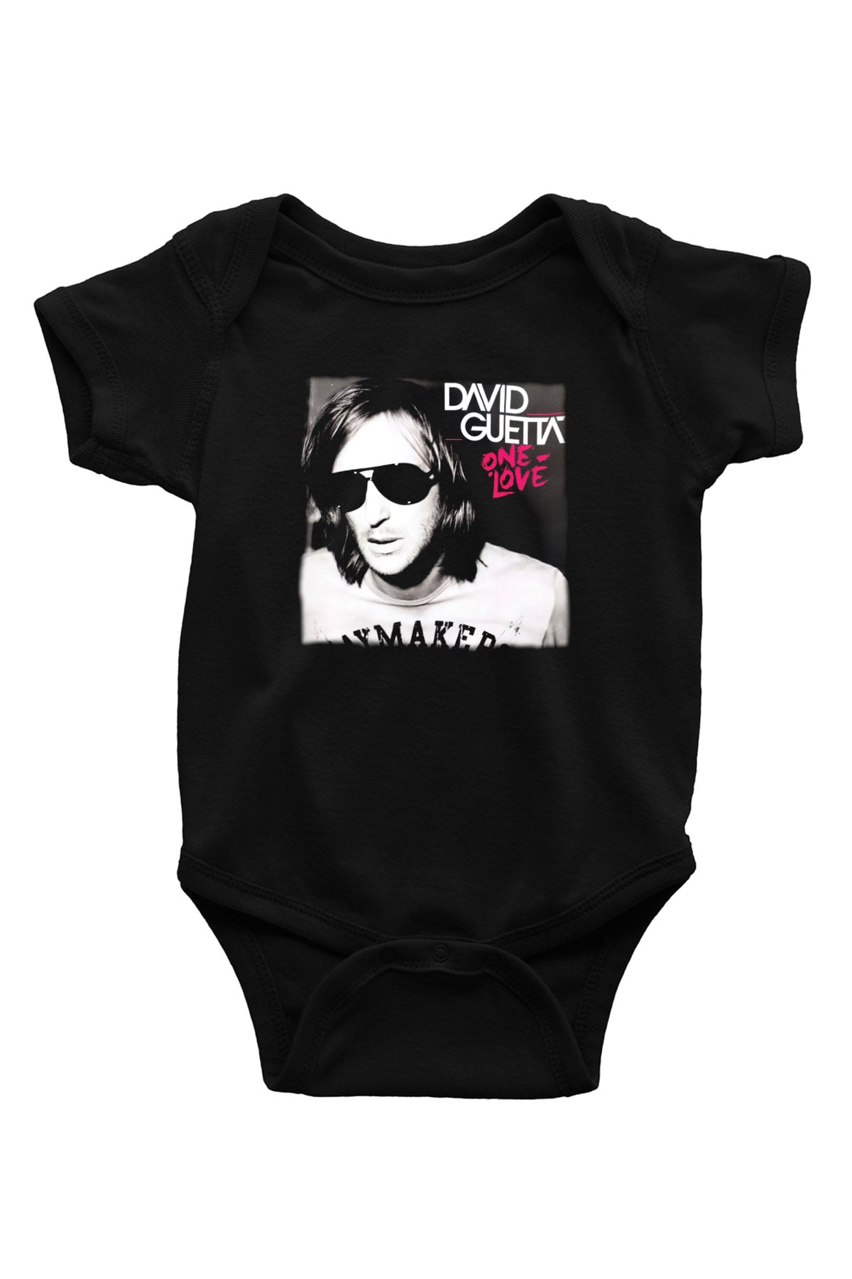 David Guetta Siyah Bebek Body - Zıbın