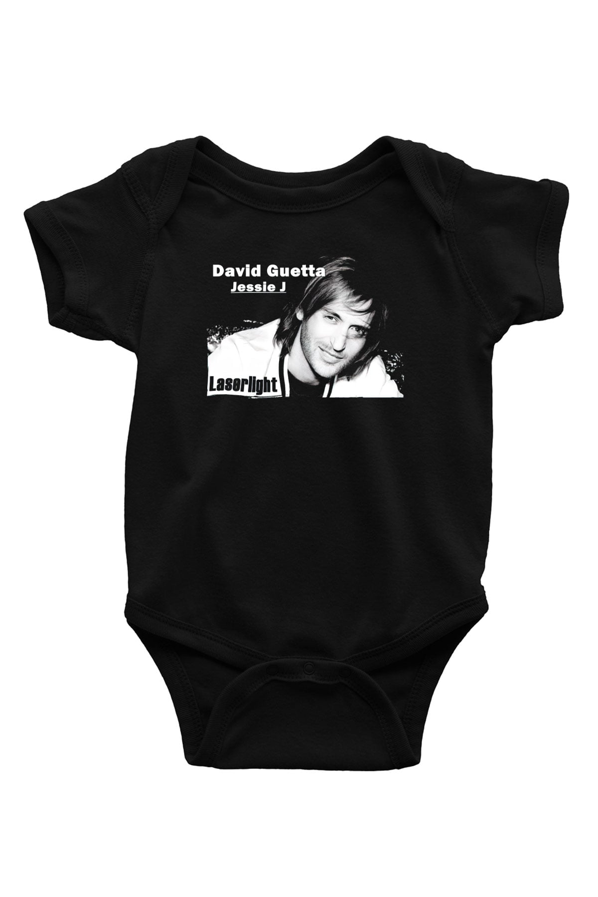 David Guetta Siyah Bebek Body - Zıbın