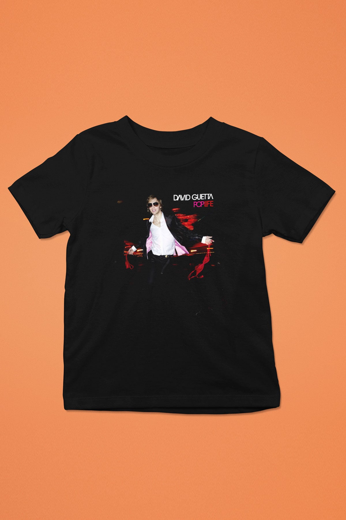 David Guetta Siyah Unisex Çocuk Tişört
