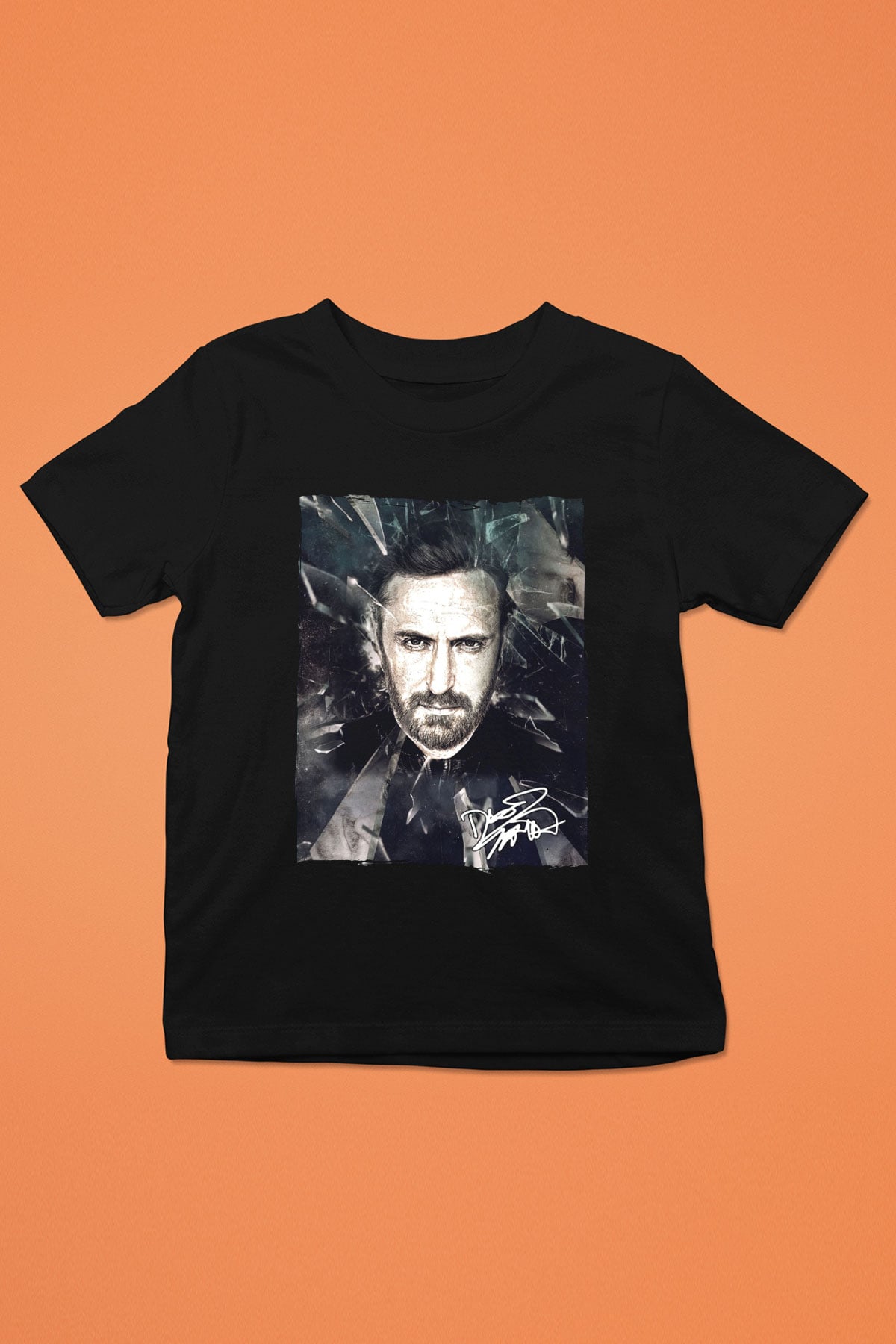 David Guetta Siyah Unisex Çocuk Tişört