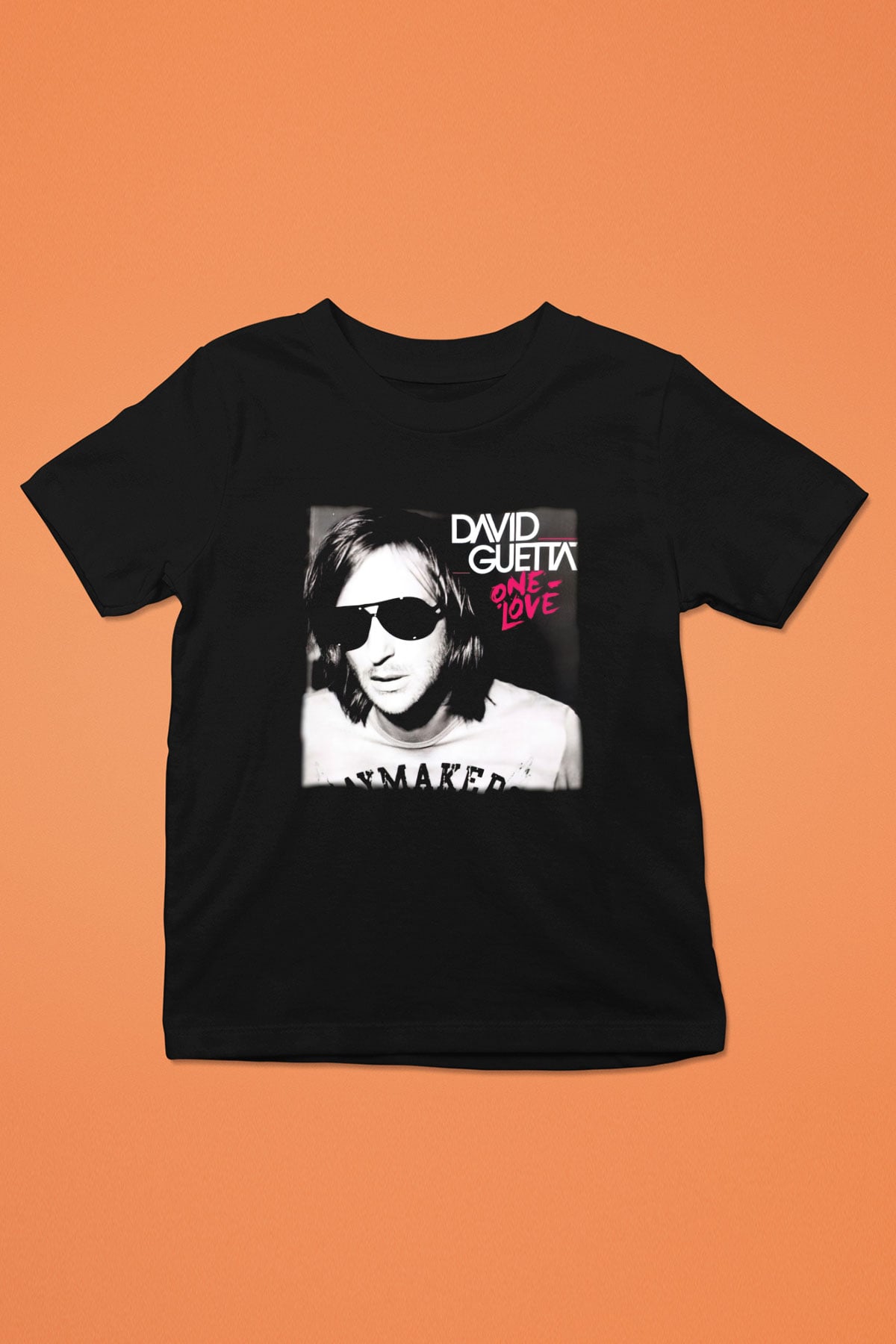 David Guetta Siyah Unisex Çocuk Tişört