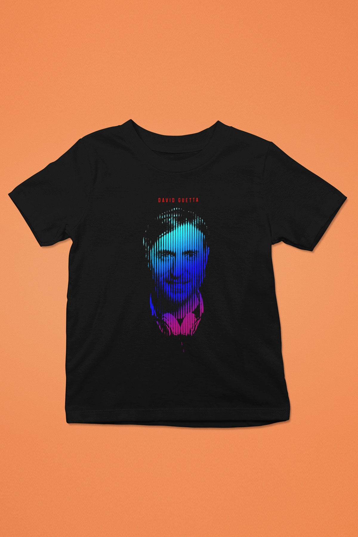 David Guetta Siyah Unisex Çocuk Tişört