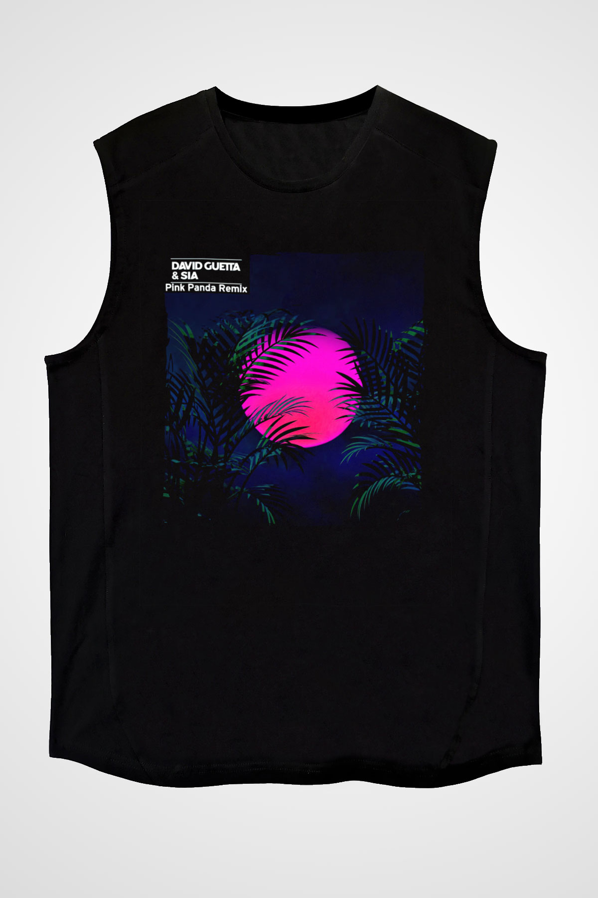 David Guetta Siyah Unisex Kolsuz Tişört