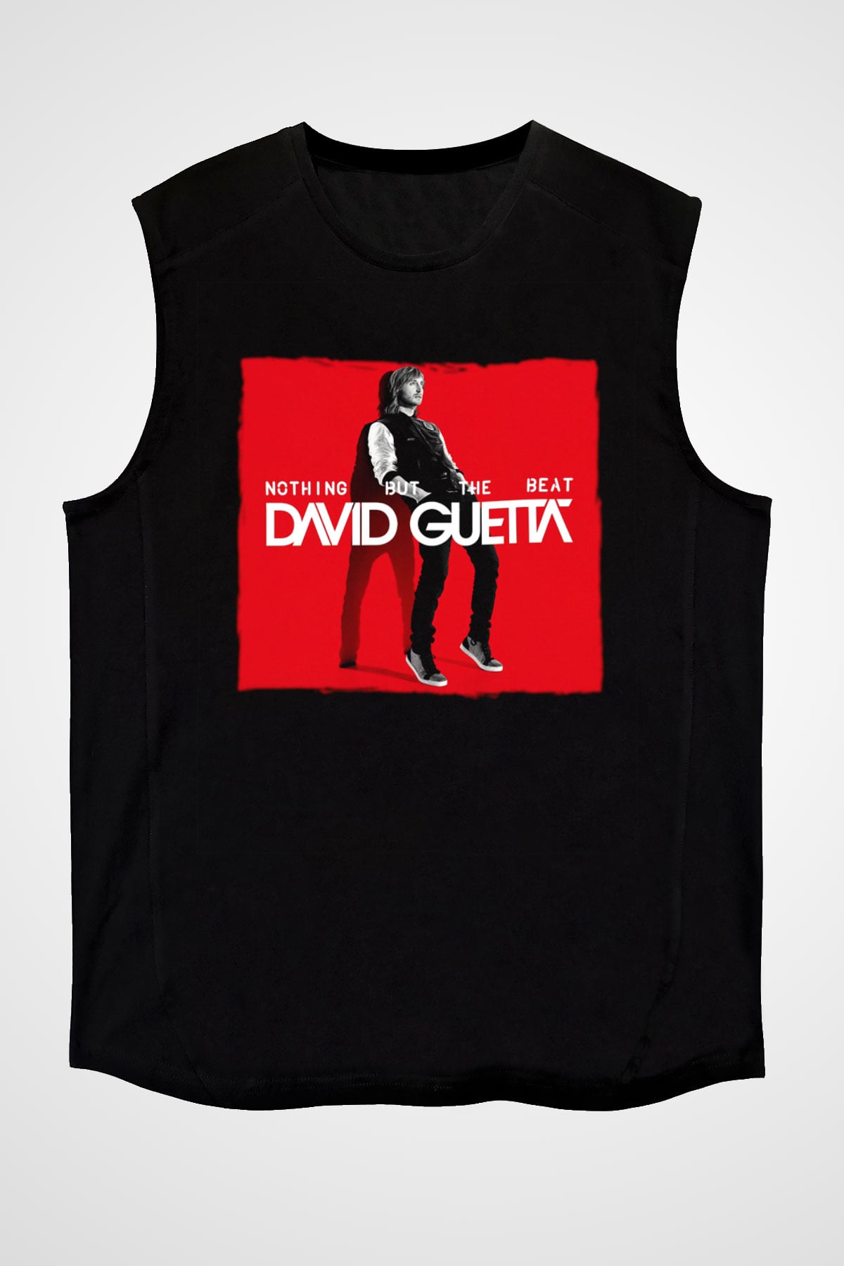 David Guetta Siyah Unisex Kolsuz Tişört
