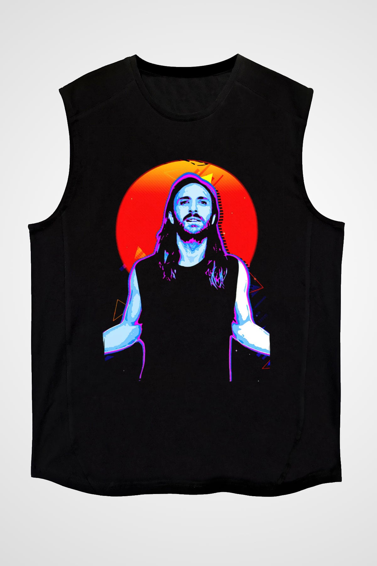 David Guetta Siyah Unisex Kolsuz Tişört