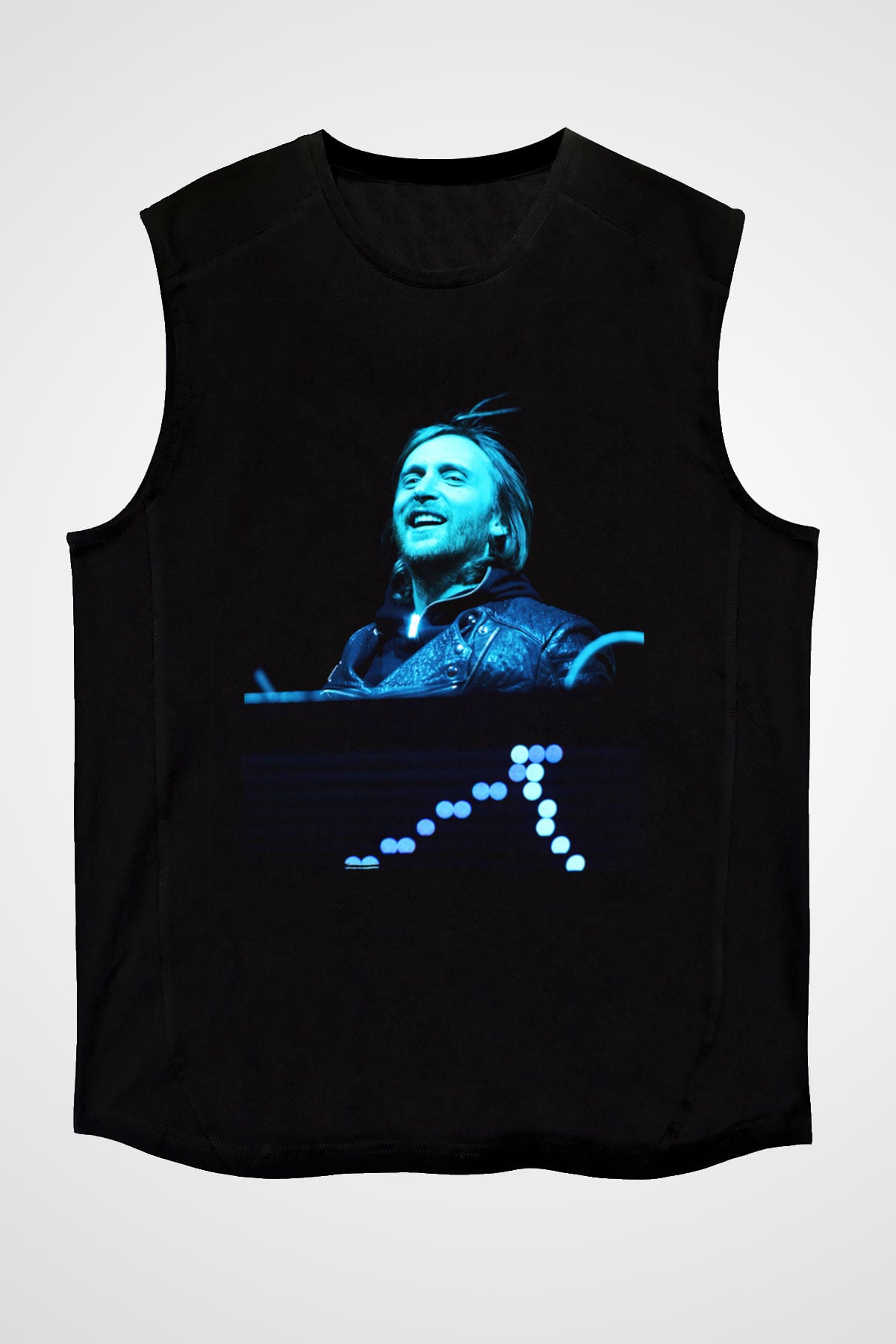 David Guetta Siyah Unisex Kolsuz Tişört