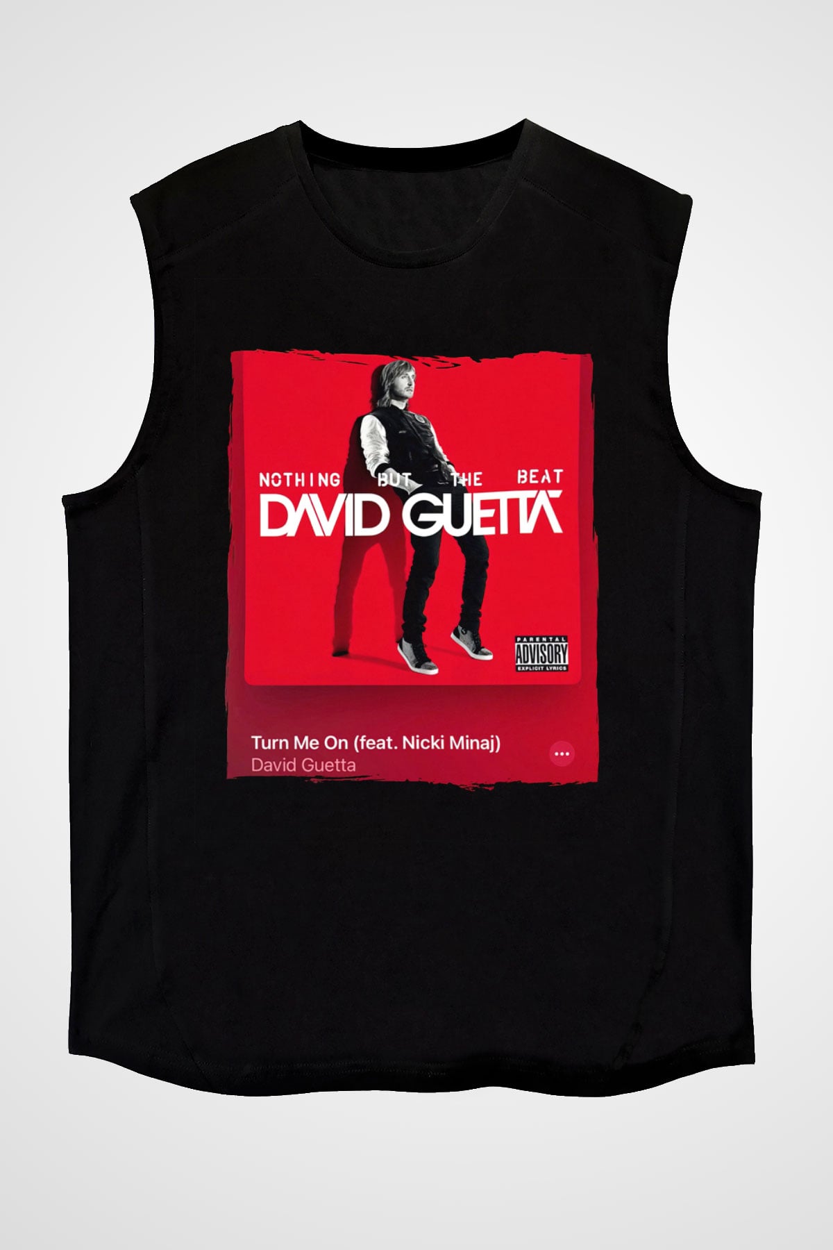 David Guetta Siyah Unisex Kolsuz Tişört
