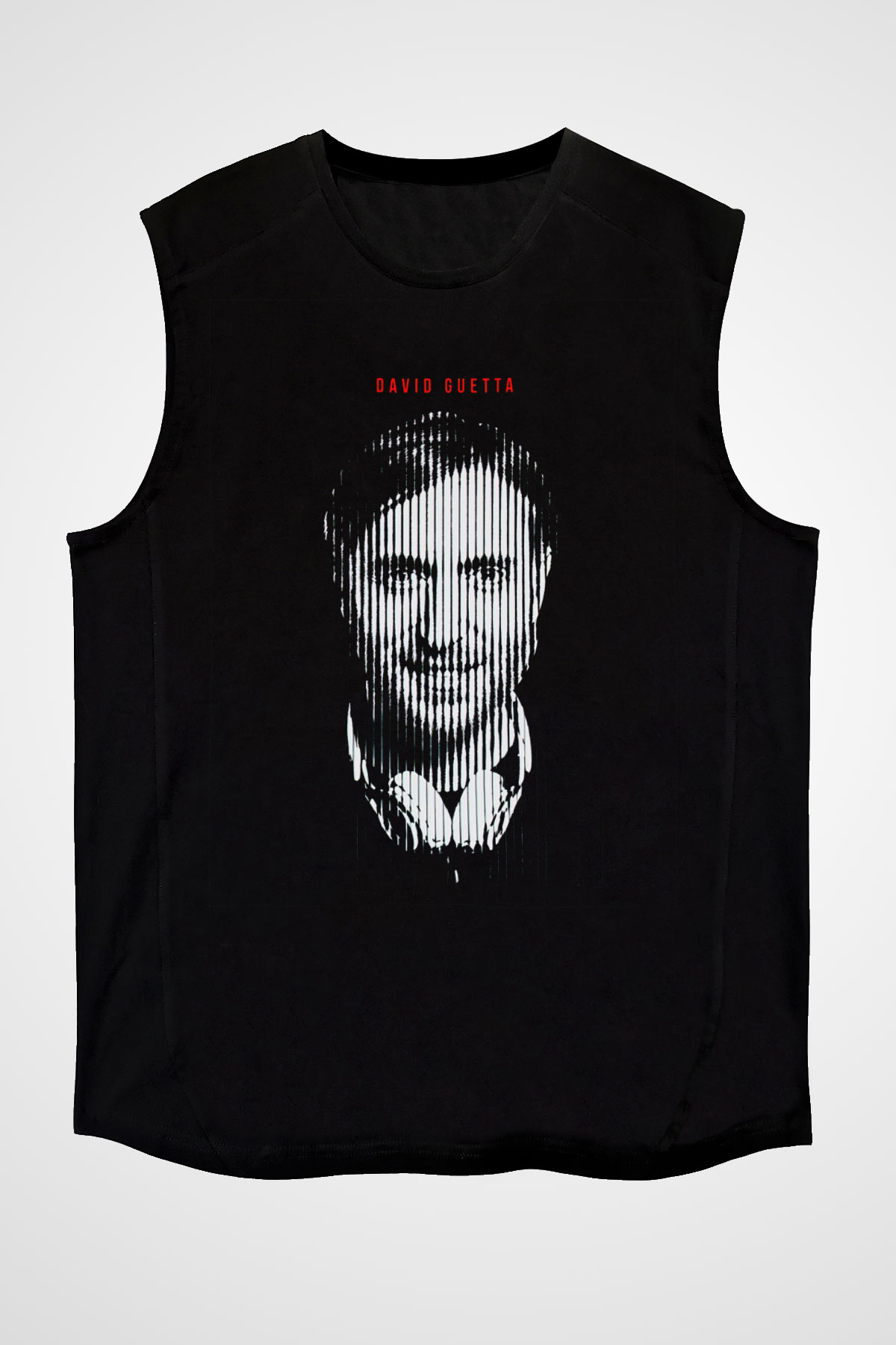 David Guetta Siyah Unisex Kolsuz Tişört