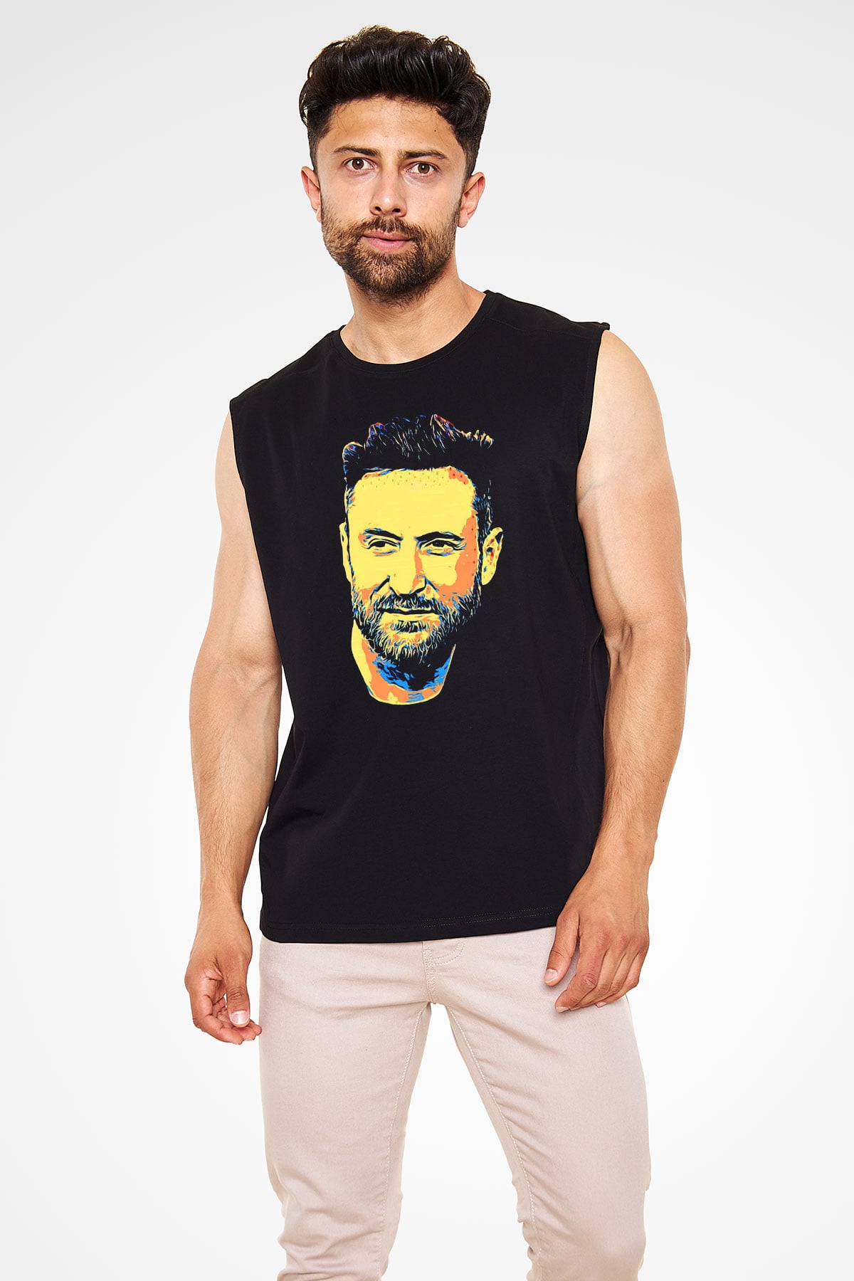 David Guetta Siyah Unisex Kolsuz Tişört
