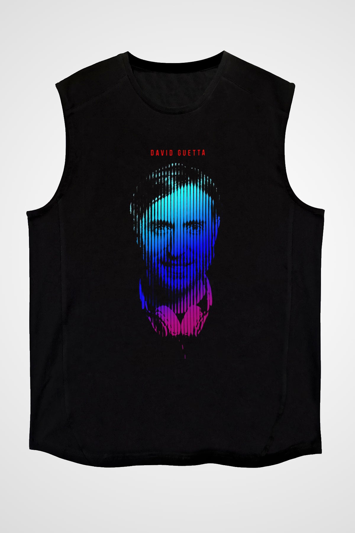 David Guetta Siyah Unisex Kolsuz Tişört