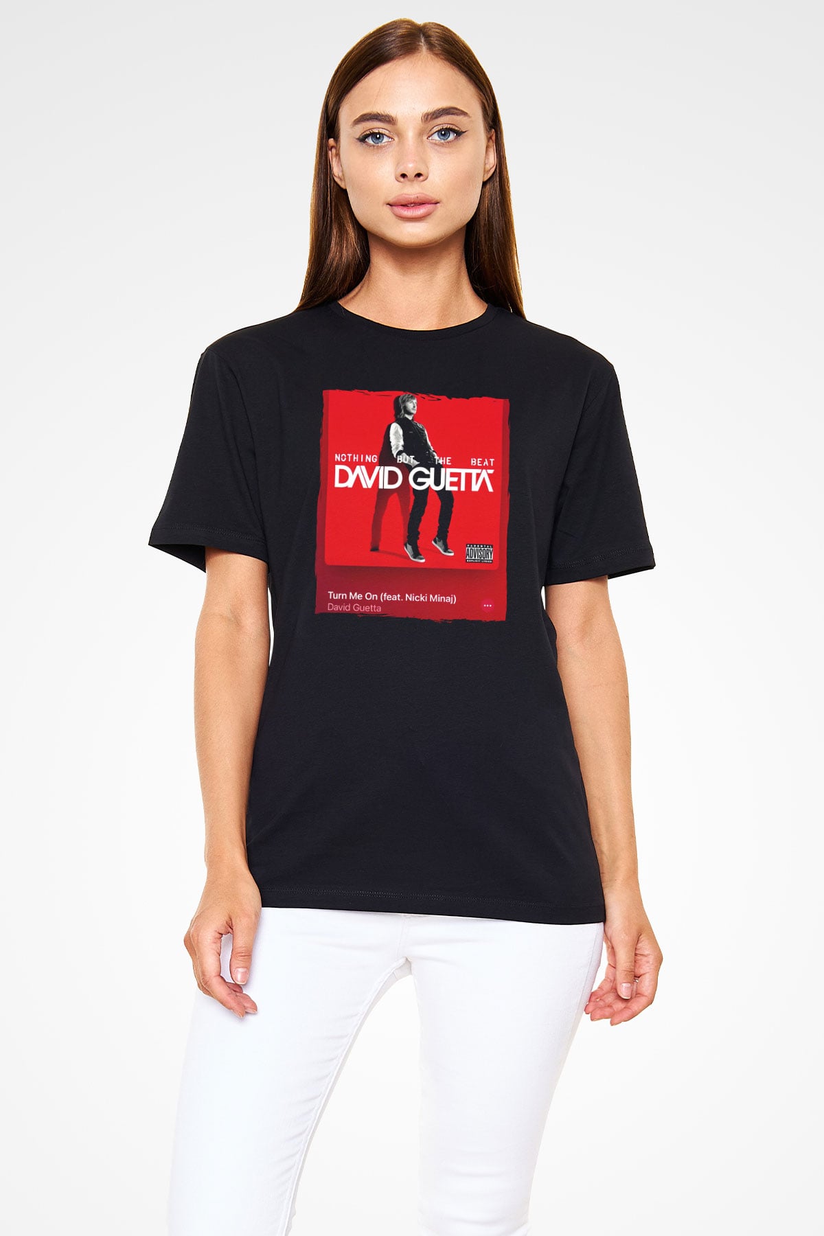 David Guetta Siyah Unisex Tişört T-Shirt - TişörtFabrikası