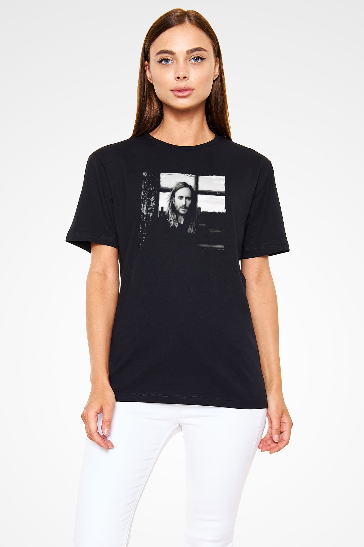David Guetta Siyah Unisex Tişört T-Shirt - TişörtFabrikası