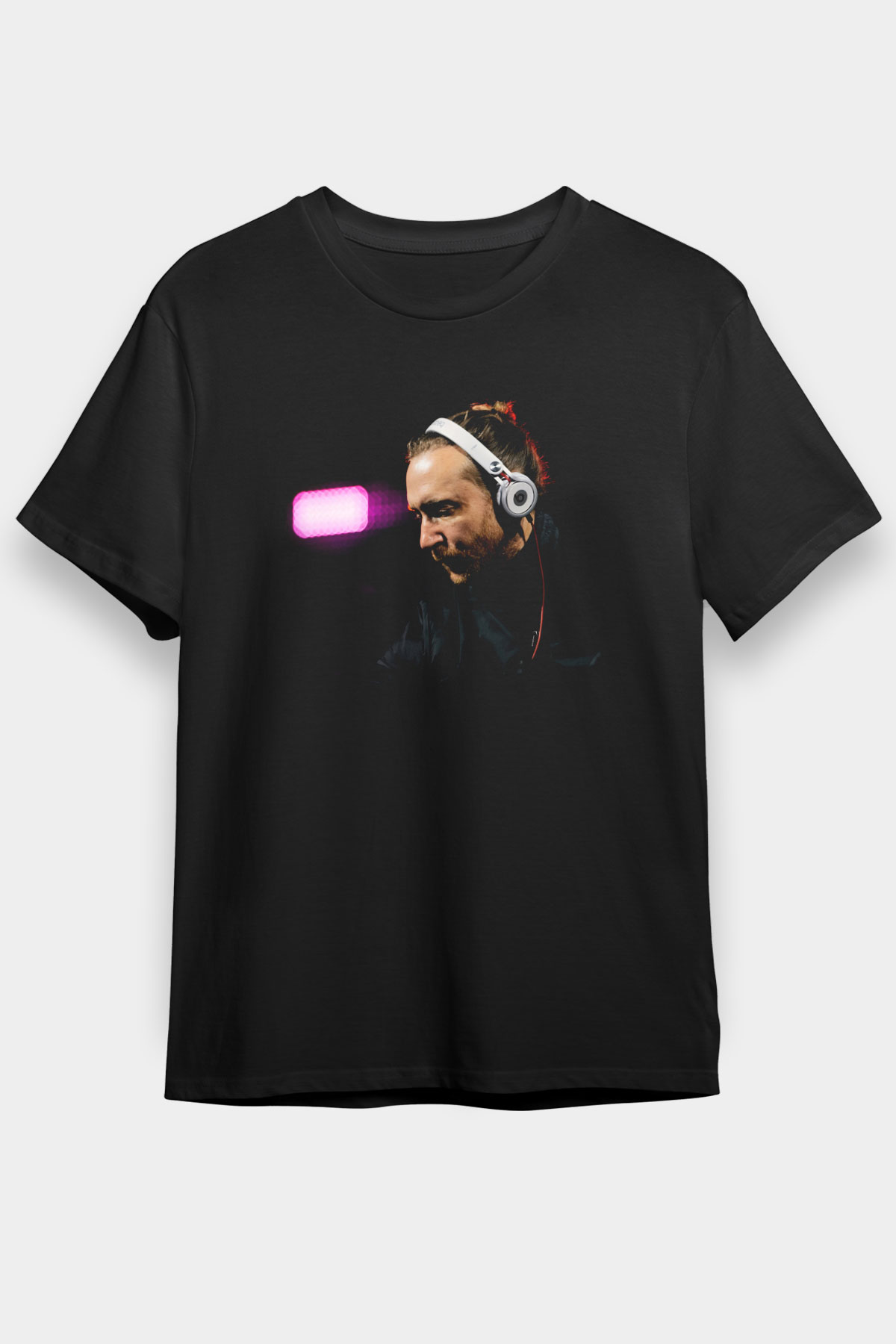 David Guetta Siyah Unisex Tişört T-Shirt - TişörtFabrikası