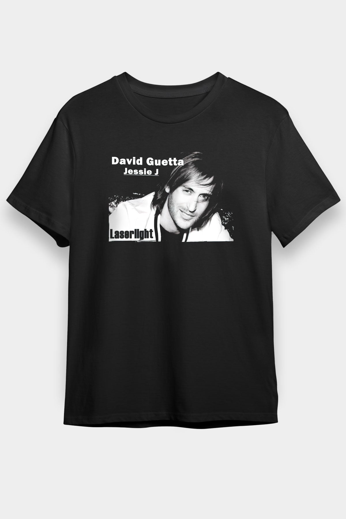 David Guetta Siyah Unisex Tişört T-Shirt - TişörtFabrikası
