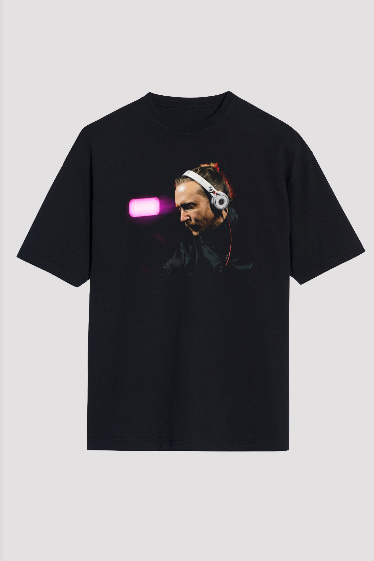 David Guetta Siyah Unisex Tişört T-Shirt - TişörtFabrikası