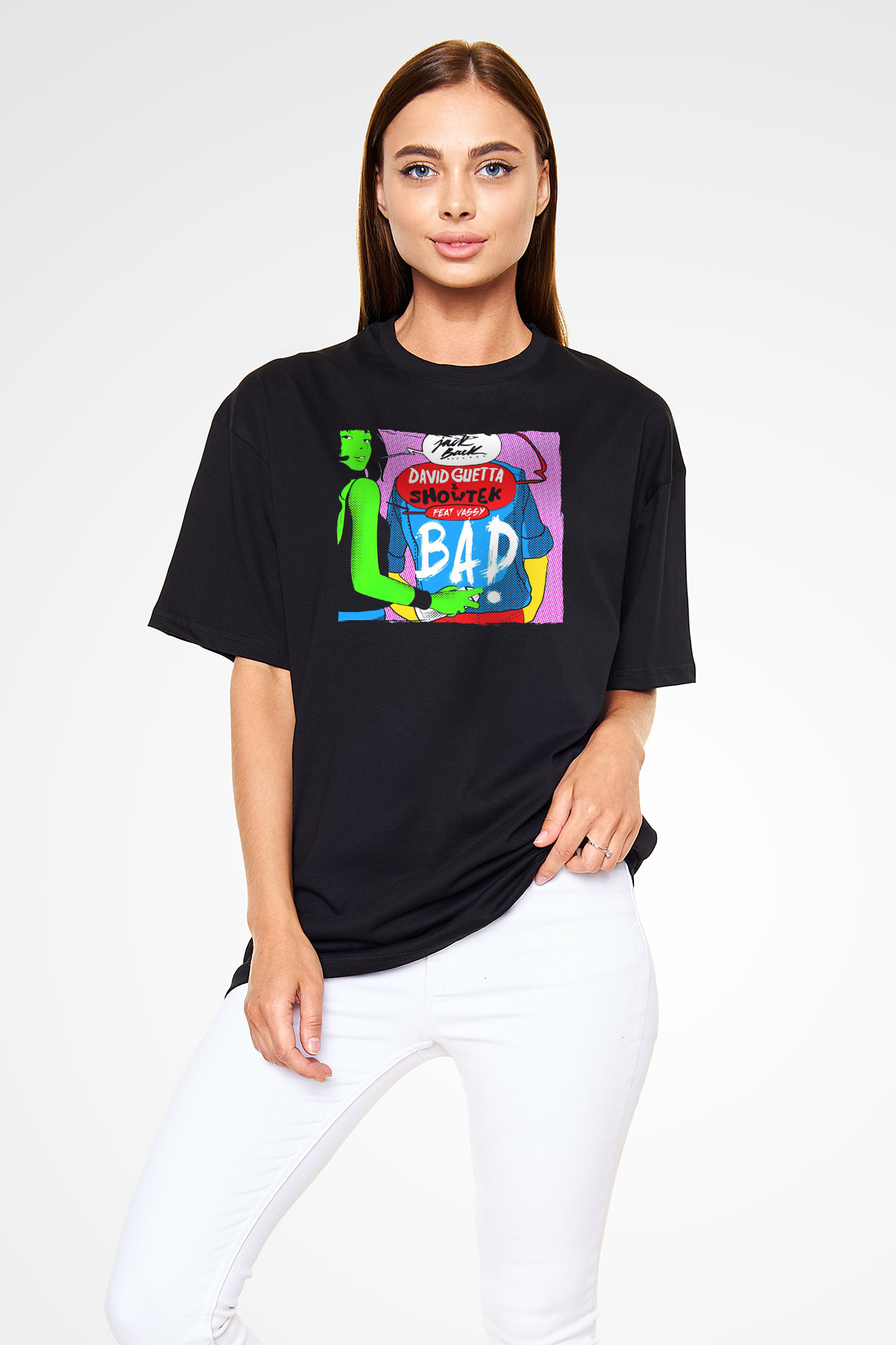 David Guetta Siyah Unisex Tişört T-Shirt - TişörtFabrikası