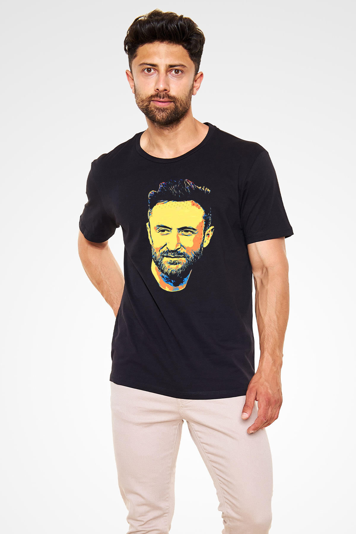 David Guetta Siyah Unisex Tişört T-Shirt - TişörtFabrikası