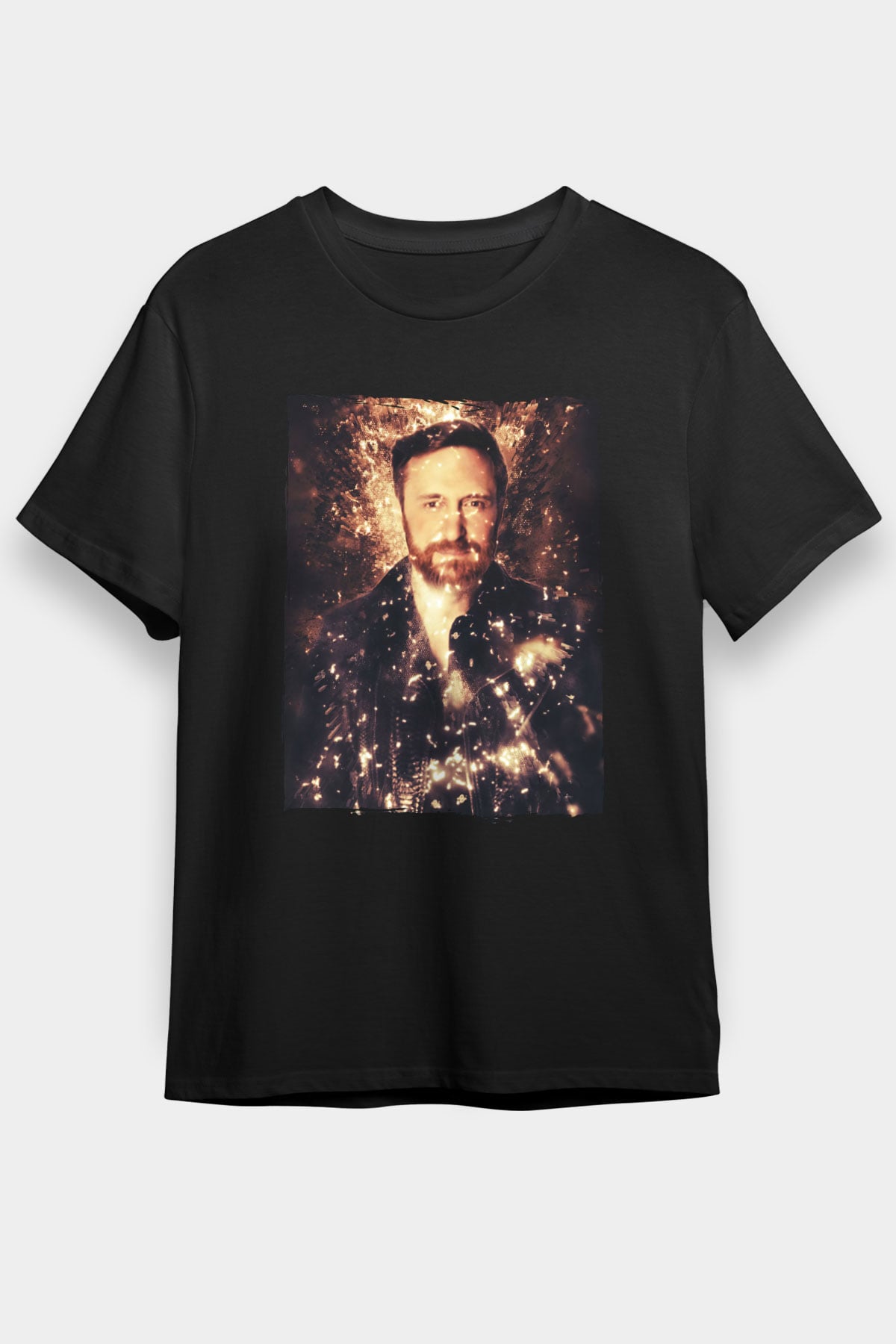 David Guetta Siyah Unisex Tişört T-Shirt - TişörtFabrikası
