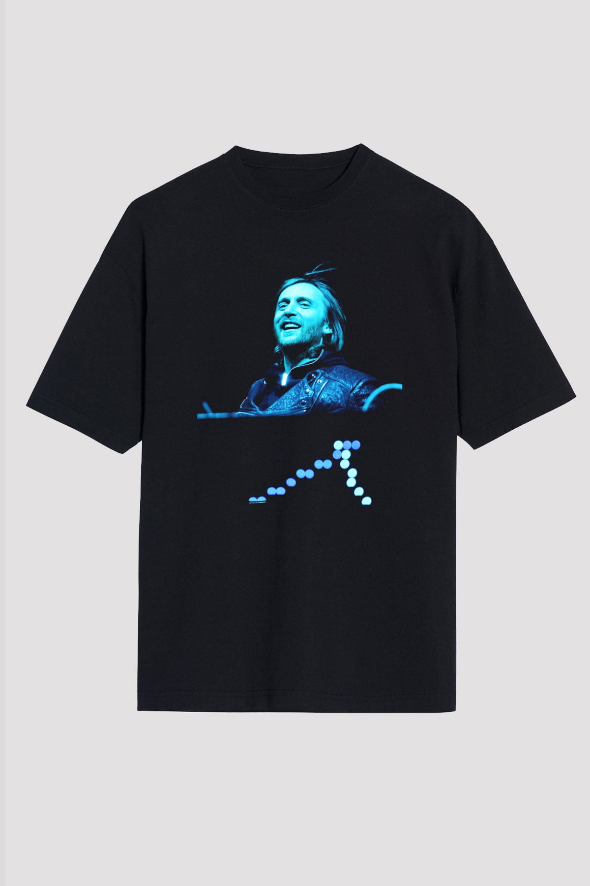 David Guetta Siyah Unisex Tişört T-Shirt - TişörtFabrikası